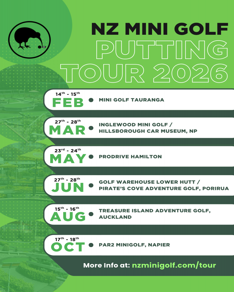 NZ Putting Tour 2026 Poster