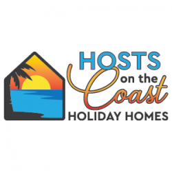 Hosts on the coast logo
