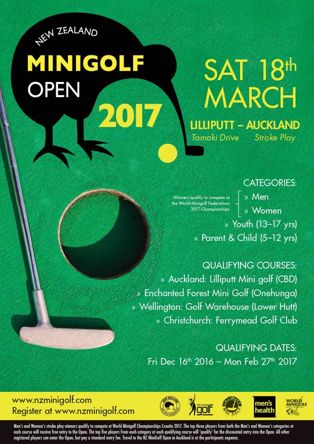 minigolf open 2017 poster